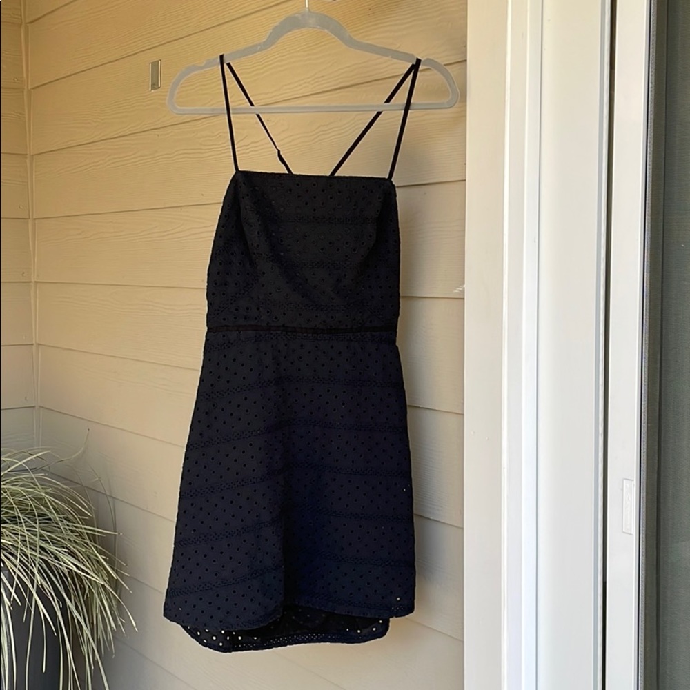 Urban Outfitters Black Spaghetti Strap Mini Dress
